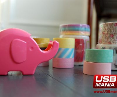 Hub USB Elefantel - Dispenser Banda Adeziva