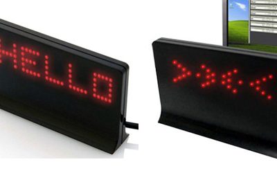 Afisaj USB cu LED-uri