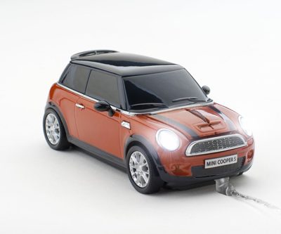Mouse Masinuta - Mini Cooper Spice Orange