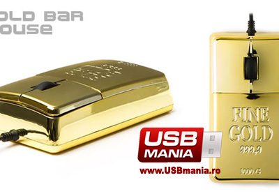 Mouse USB Lingou de aur