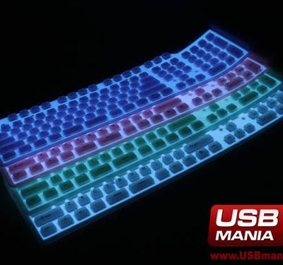 Tastatura Flexibila Iluminata